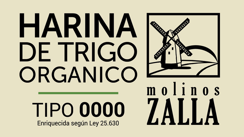 Harinas de trigo 0000 Orgánica - Linea: Molinos Zalla